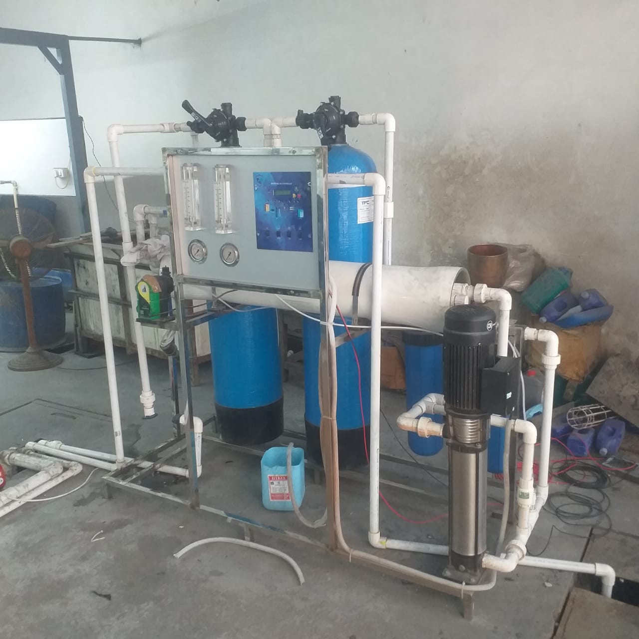 Industrial RO Plant Installation